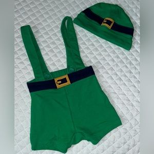 Carter’s St. Patrick’s Day Infant Boy 2-pc Outfit Leprechaun Pants & Hat 3 month
